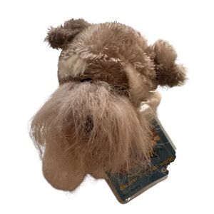 Ganz Webkinz 9” Dog Schnauzer HM159 Grey Plush Stuffed Animal No Code Stuffy Toy